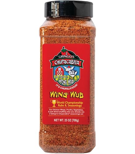 Amazon.com: 2 Gringos Chupacabra Wing Wub Seasoning, 25 Ounces